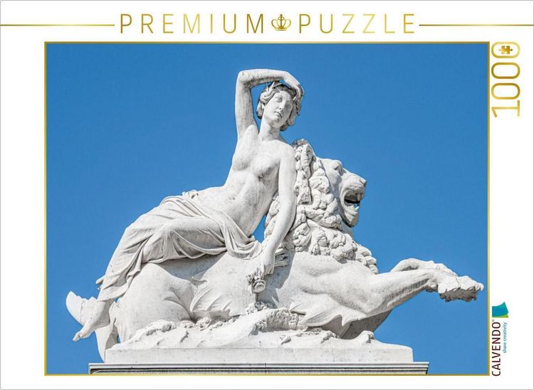 Produktbild: CALVENDO Puzzle Potsdam, Seel&ouml;wenfont&auml;ne im Sanssouci Park | 1000 Teile Lege-Gr&ouml;&szlig;e 64x48cm Foto-Puzzle f&uuml;r gl&uuml;ckliche Stunden