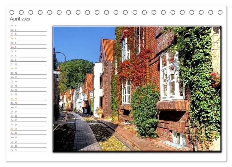 Produktbild: Jever - die Nordsee ganz nah (Tischkalender 2026 DIN A5 quer), CALVENDO Monatskalender