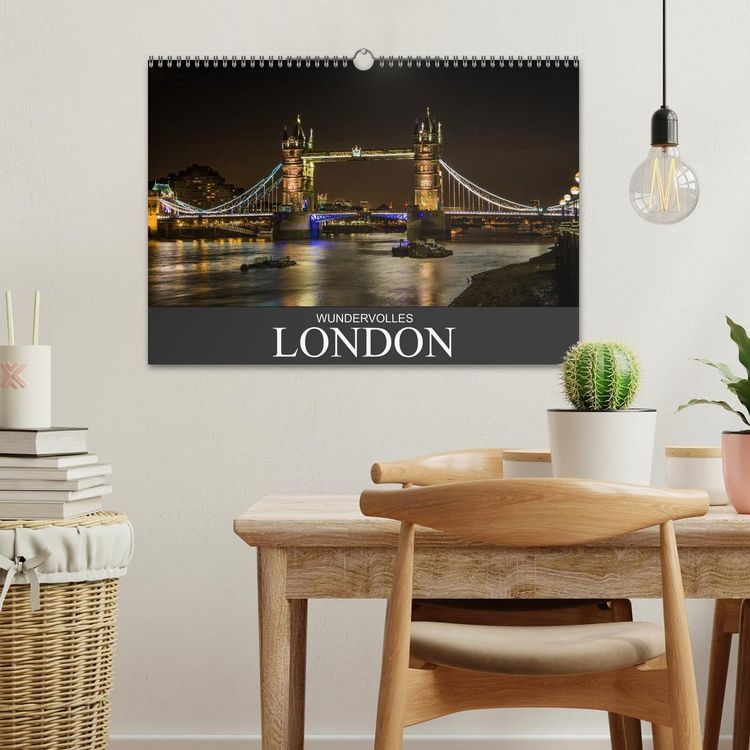 Produktbild: Wundervolles London (Wandkalender 2026 DIN A3 quer), CALVENDO Monatskalender