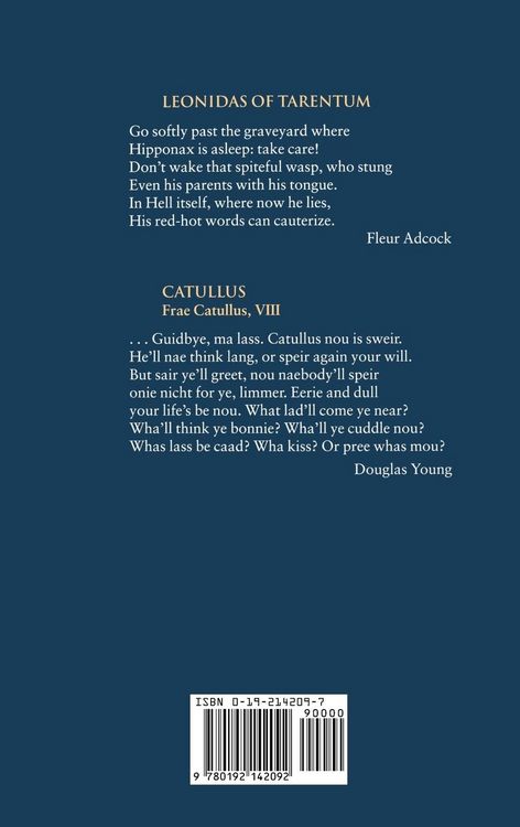 Produktbild: The Oxford Book of Classical Verse in Translation