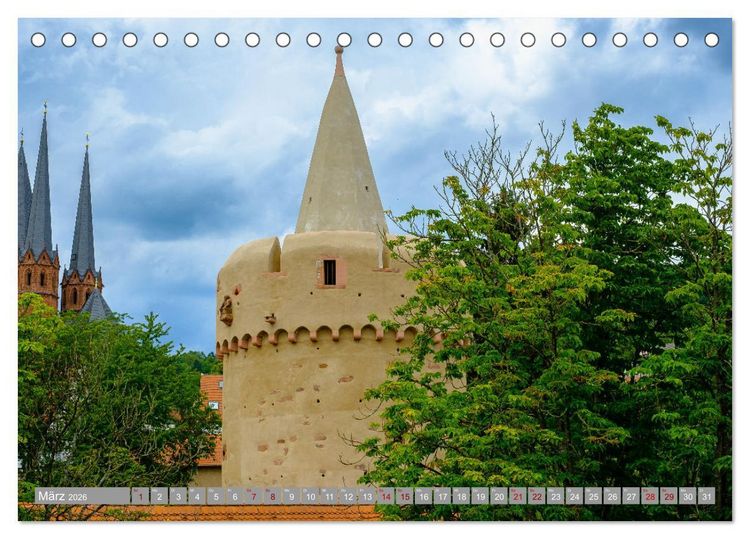 Produktbild: Ein Blick auf Gelnhausen (Tischkalender 2026 DIN A5 quer), CALVENDO Monatskalender