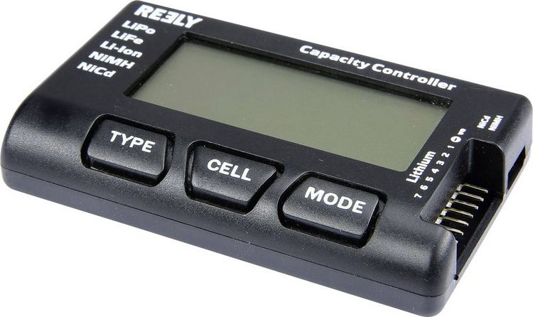 Produktbild: Reely LiPo-Checker geeignet f&uuml;r Batterie-Zellen: 2 - 7 1 St. RE-6546762