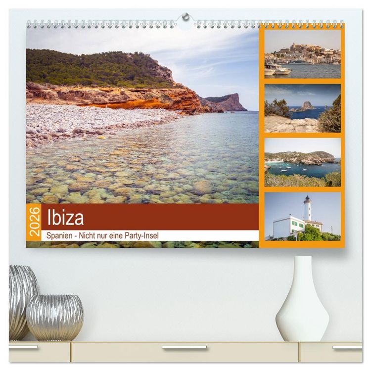 Produktbild: Ibiza - Spanien (hochwertiger Premium Wandkalender 2026 DIN A2 quer), Kunstdruck in Hochglanz