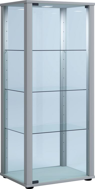 Produktbild: Holz Glas Stand Vitrine Sammelvitrine Kavisa M