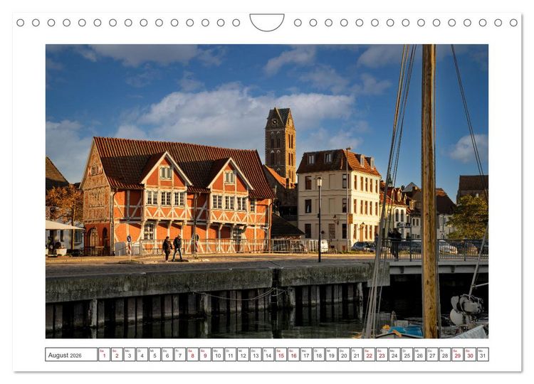Produktbild: Unser sch&ouml;nes Wismar (Wandkalender 2026 DIN A4 quer), CALVENDO Monatskalender