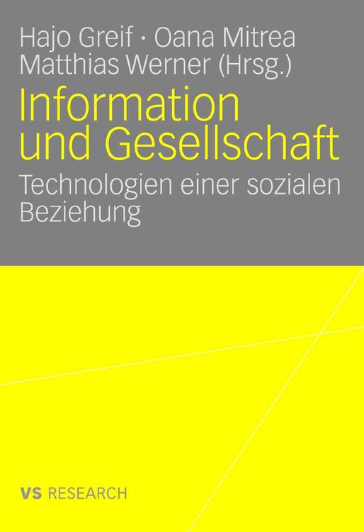 Produktbild: Information und Gesellschaft