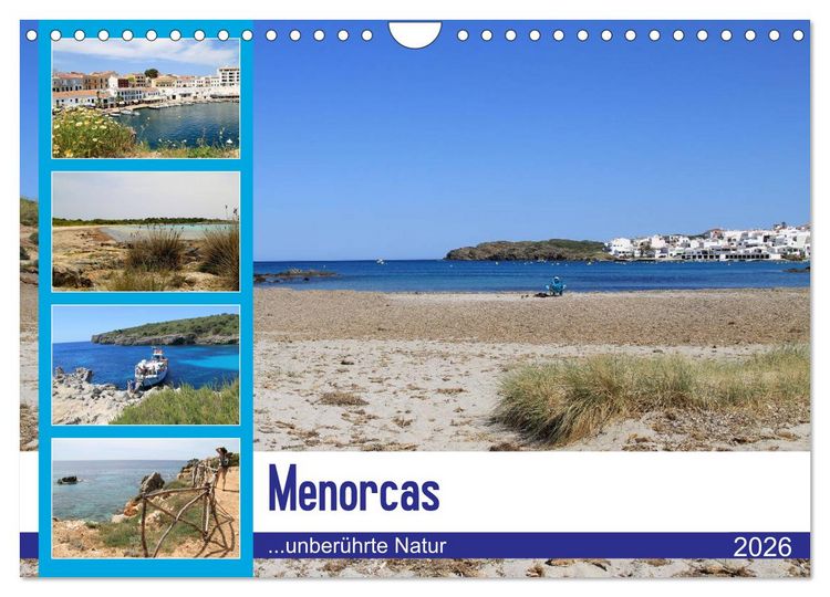 Produktbild: Menorcas unber&uuml;hrte Natur (Wandkalender 2026 DIN A4 quer), CALVENDO Monatskalender