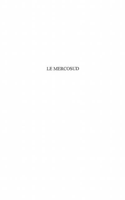 Produktbild: Le Mercosud