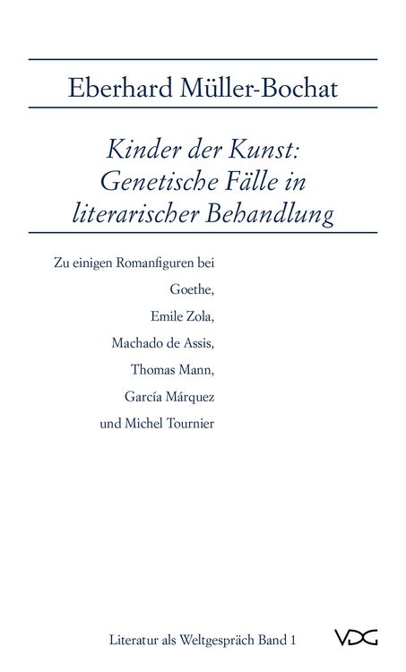 Produktbild: Kinder der Kunst: Genetische F&auml;lle in literarischer Behandlung
