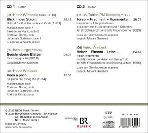 Produktbild: Winbeck - L&uuml;tge - Schneid: Chamber Music
