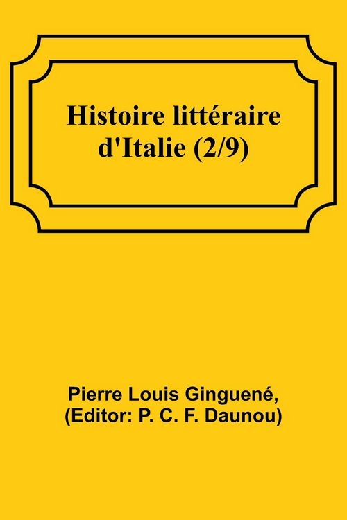 Produktbild: Histoire litt&eacute;raire d'Italie (2/9)