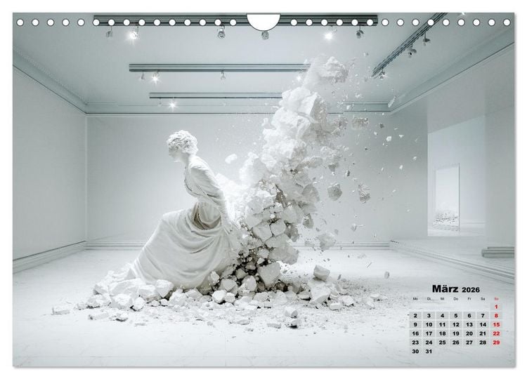 Produktbild: Wir schenken uns nichts zu Weihnachten - Kunst Geschenkkalender (Wandkalender 2026 DIN A4 quer), CALVENDO Monatskalender