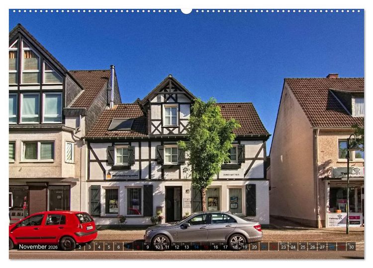 Produktbild: Stadtansichten Overath - Die charmante Stadt an Agger und S&uuml;lz (hochwertiger Premium Wandkalender 2026 DIN A2 quer), Kunstdruck in Hochglanz