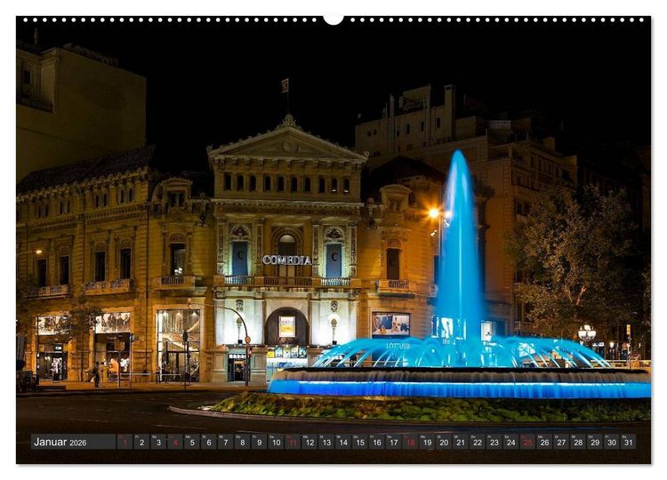 Produktbild: Barcelona Impressionen (hochwertiger Premium Wandkalender 2026 DIN A2 quer), Kunstdruck in Hochglanz