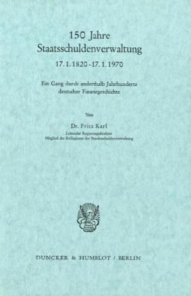 Produktbild: 150 Jahre Staatsschuldenverwaltung