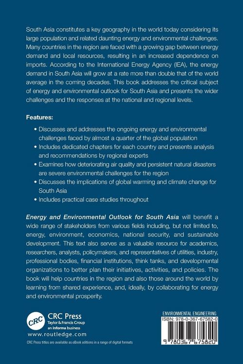 Produktbild: Energy and Environmental Outlook for South Asia