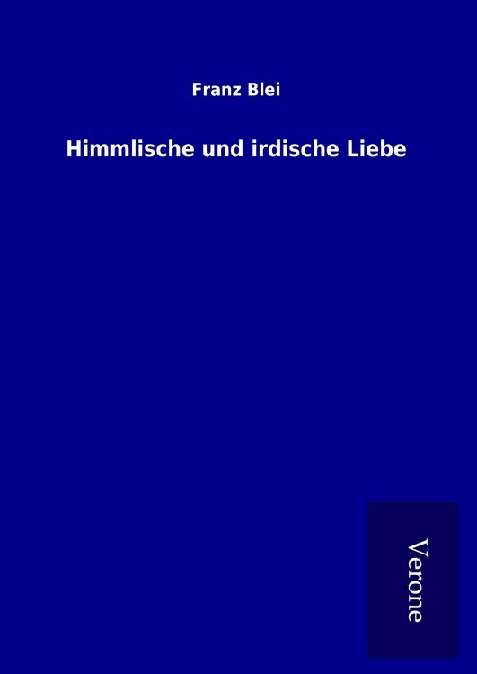 Produktbild: Himmlische und irdische Liebe