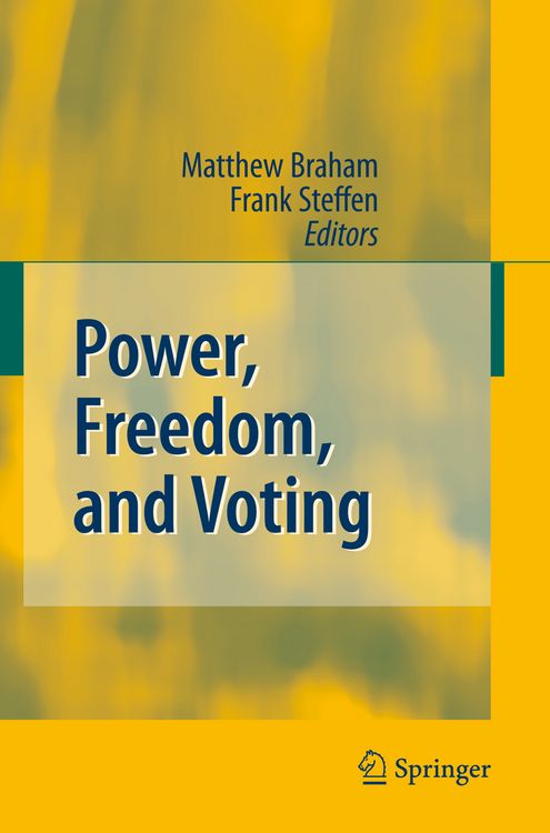Produktbild: Power, Freedom, and Voting
