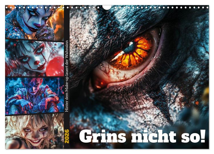 Produktbild: Grins nicht so ! (Wandkalender 2026 DIN A3 quer), CALVENDO Monatskalender