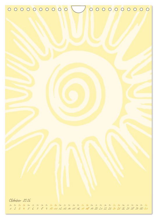 Produktbild: FOTOS & BASTELN - Always the Sun (Wandkalender 2026 DIN A4 hoch), CALVENDO Monatskalender