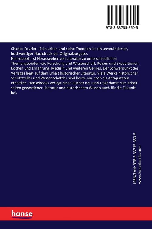 Produktbild: Charles Fourier