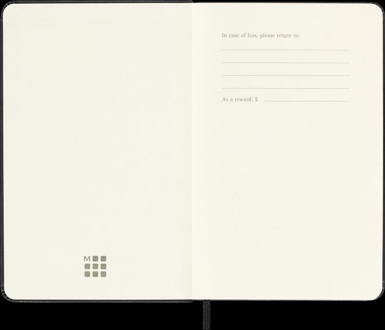 Produktbild: Moleskine 12 Month 25 Weekly Horizont. Pocket Geb Black