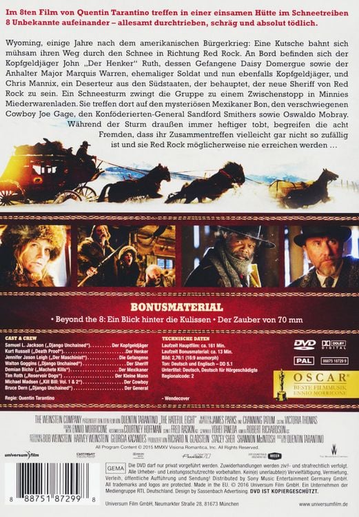 Produktbild: The Hateful 8