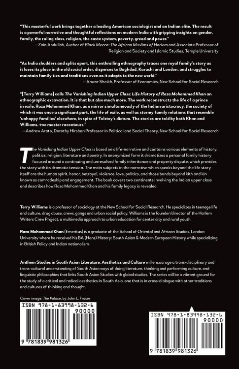Produktbild: The Vanishing Indian Upper Class