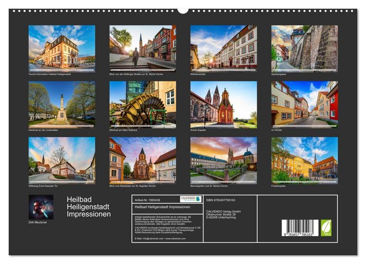 Produktbild: Heilbad Heiligenstadt Impressionen (hochwertiger Premium Wandkalender 2026 DIN A2 quer), Kunstdruck in Hochglanz