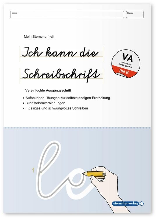 Produktbild: Ich kann die Schreibschrift + &Uuml;bungsheft zu den Buchstabenverbindungen - Vereinfachte Ausgangsschrift - 2 Hefte
