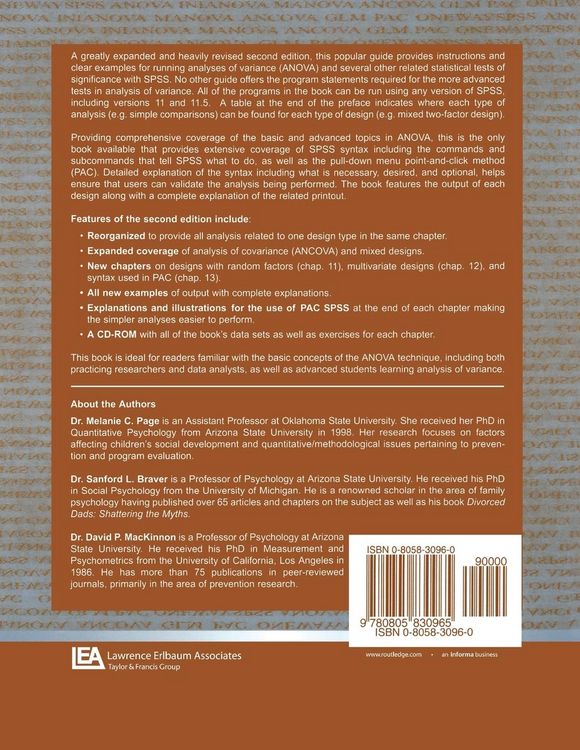 Produktbild: Levine's Guide to SPSS for Analysis of Variance