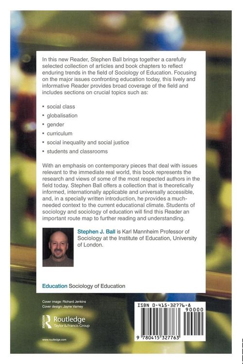 Produktbild: The RoutledgeFalmer Reader in Sociology of Education