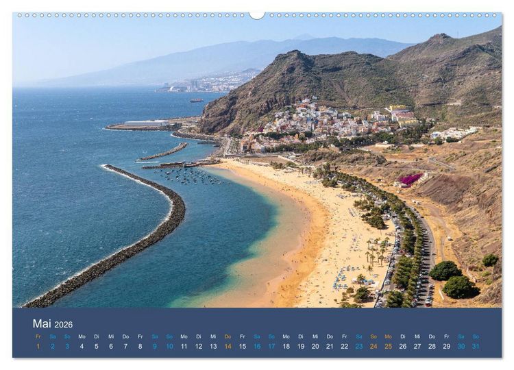 Produktbild: Wundervolles Teneriffa (Wandkalender 2026 DIN A2 quer), CALVENDO Monatskalender