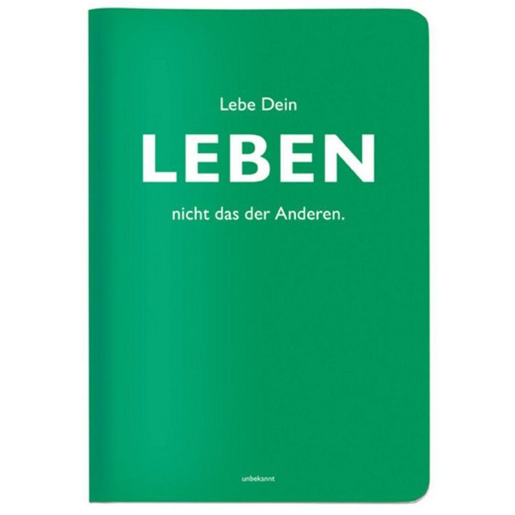 Produktbild: Hefte A5 Zitat unbekannt, Leben