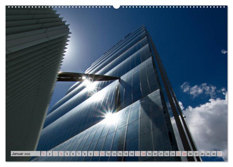 Produktbild: Neue Architektur in Mailand (hochwertiger Premium Wandkalender 2026 DIN A2 quer), Kunstdruck in Hochglanz