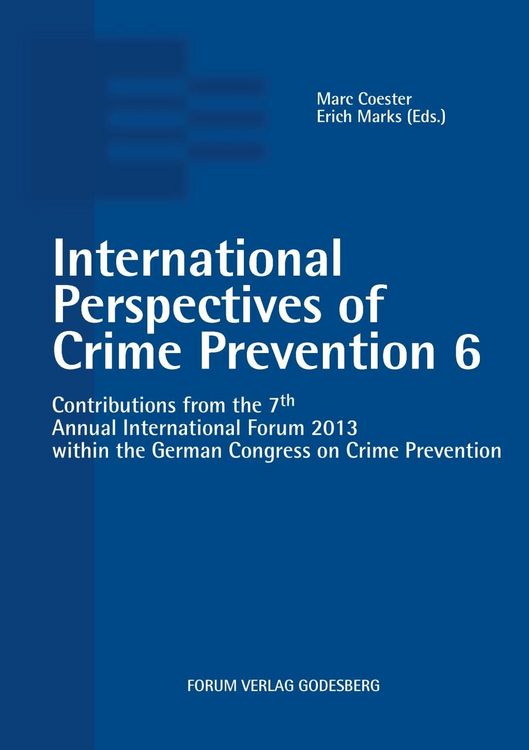 Produktbild: International Perspectives of Crime Prevention 6