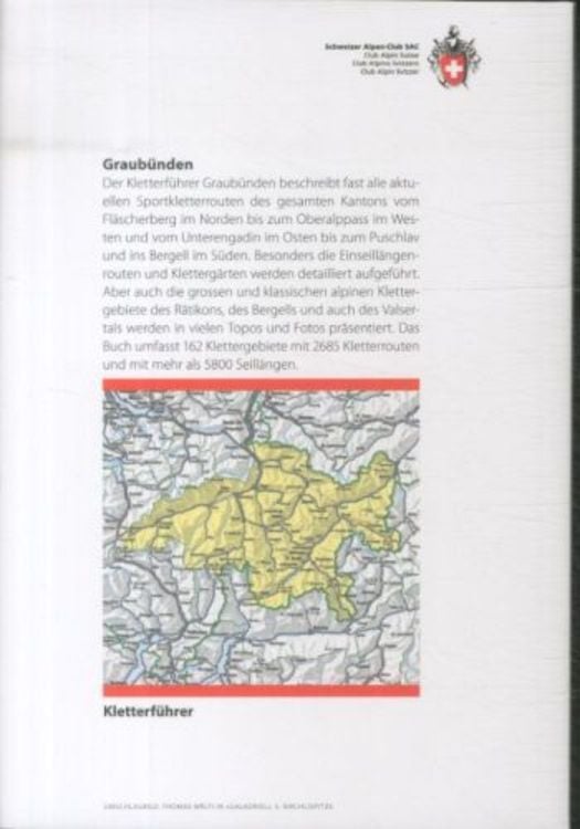 Produktbild: Graub&uuml;nden Kletterf&uuml;hrer
