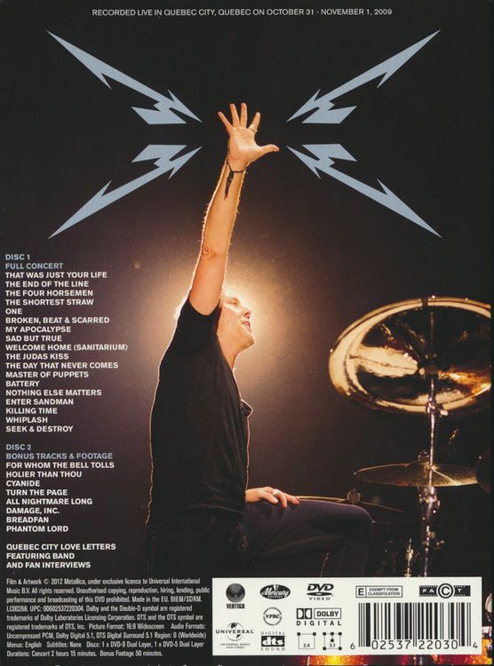 Produktbild: Metallica - Quebec Magnetic [2 DVDs]