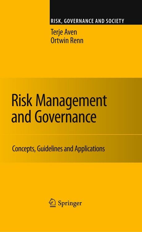 Produktbild: Risk Management and Governance