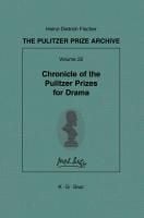 Produktbild: Chronicle of the Pulitzer Prizes for Drama