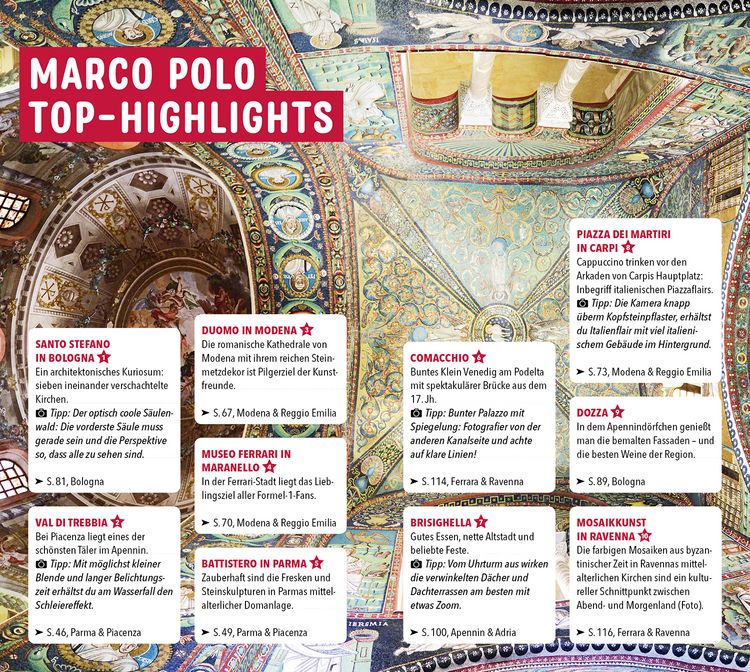 Produktbild: MARCO POLO Reisef&uuml;hrer Emilia-Romagna, Bologna, Parma, Ravenna