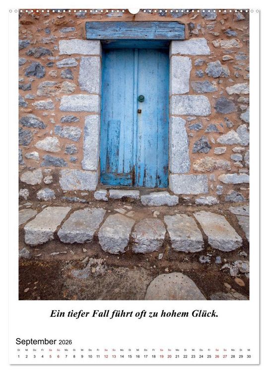 Produktbild: T&uuml;ren und dahinter ? (hochwertiger Premium Wandkalender 2026 DIN A2 hoch), Kunstdruck in Hochglanz