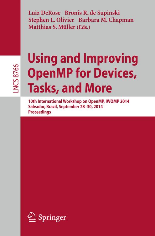 Produktbild: Using and Improving OpenMP for Devices, Tasks, and More