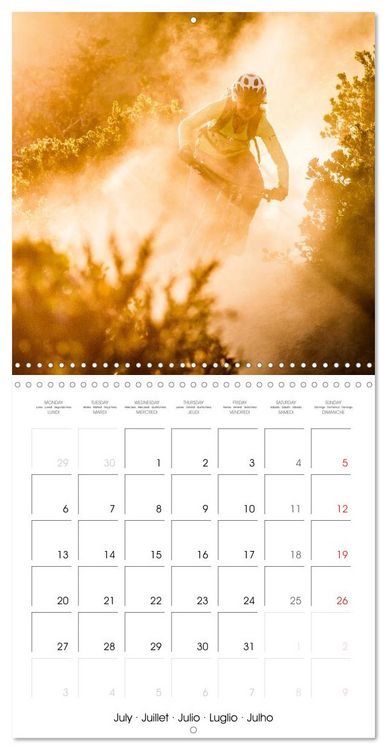 Produktbild: &Eacute;dition Sport fun : VTT - par monts et par vaux (Calendrier mural carr&eacute; 2026 30x30 cm) Calendrier double avec une page pour vos prises de notes