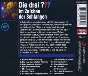 Produktbild: Die drei ??? (157) Im Zeichen der Schlange