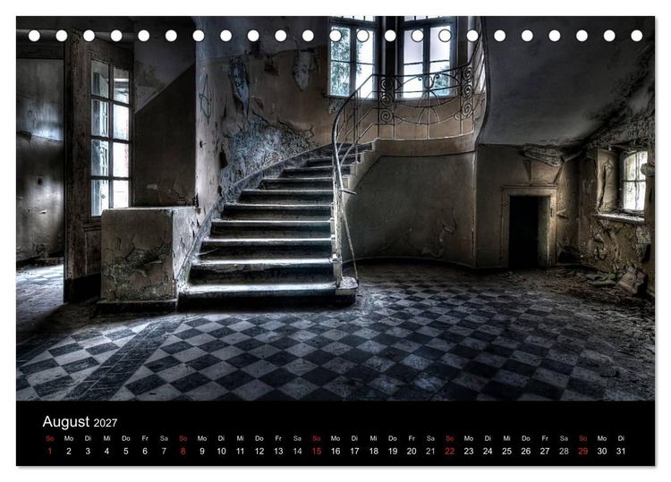 Produktbild: Verlassene Orte - Berlin - Brandenburg (Tischkalender 2027 DIN A5 quer), CALVENDO Monatskalender