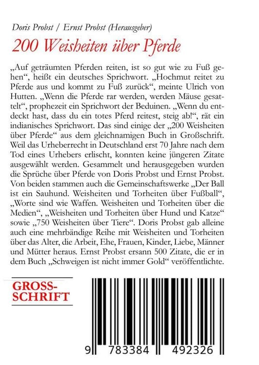 Produktbild: 200 Weisheiten &uuml;ber Pferde