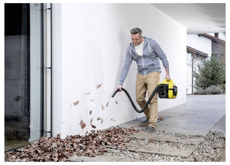 Produktbild: K&auml;rcher Home & Garden WD 1 Compact Battery 1.198-301.0 Nass-/Trockensauger 230 W 7 l inkl. 1 Akku