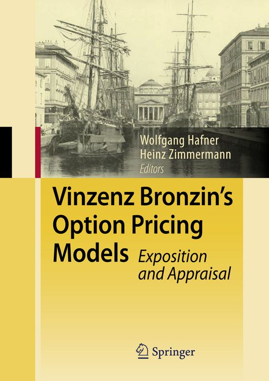 Produktbild: Vinzenz Bronzin's Option Pricing Models