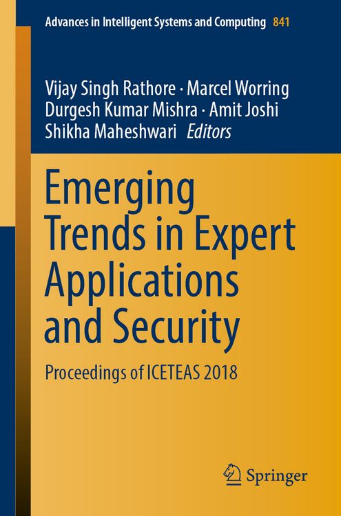 Produktbild: Emerging Trends in Expert Applications and Security